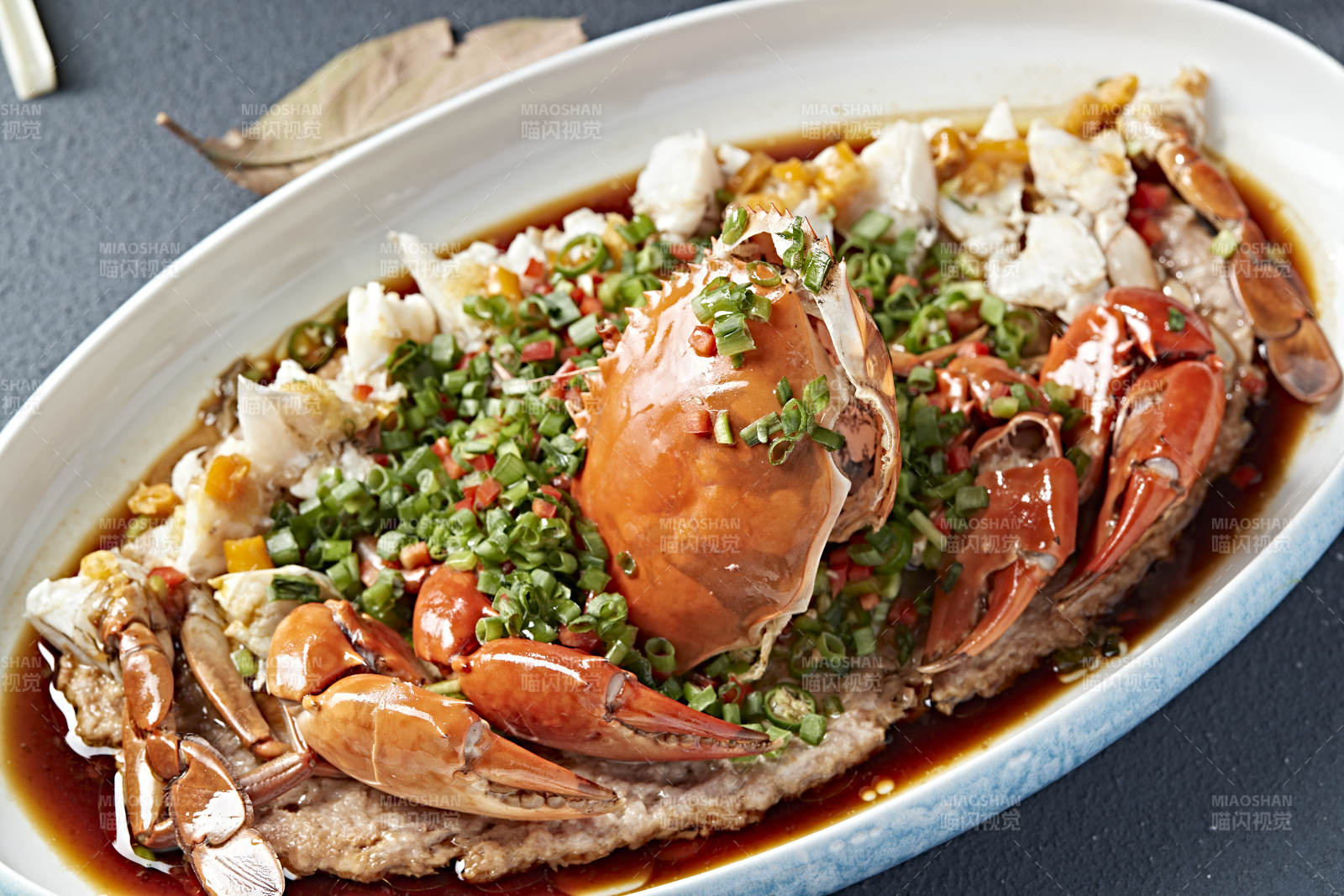 韭香豉油蒸膏蟹图片