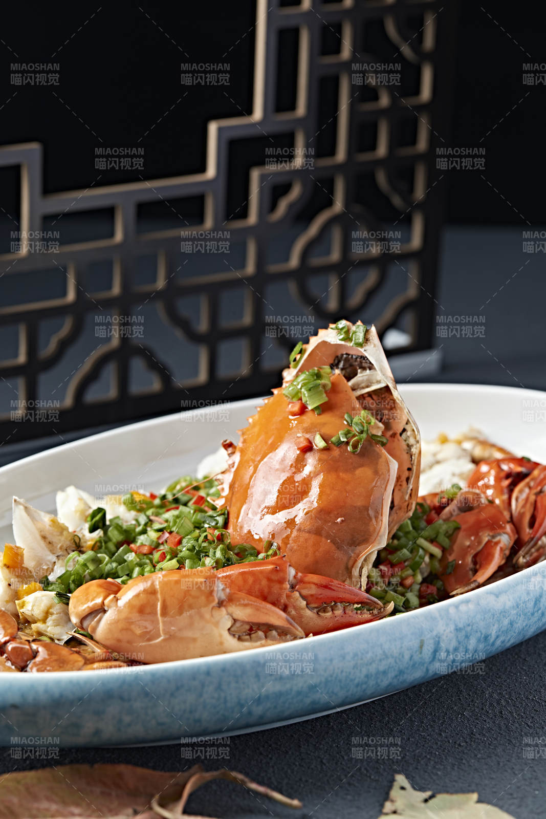 韭香豉油蒸膏蟹图片