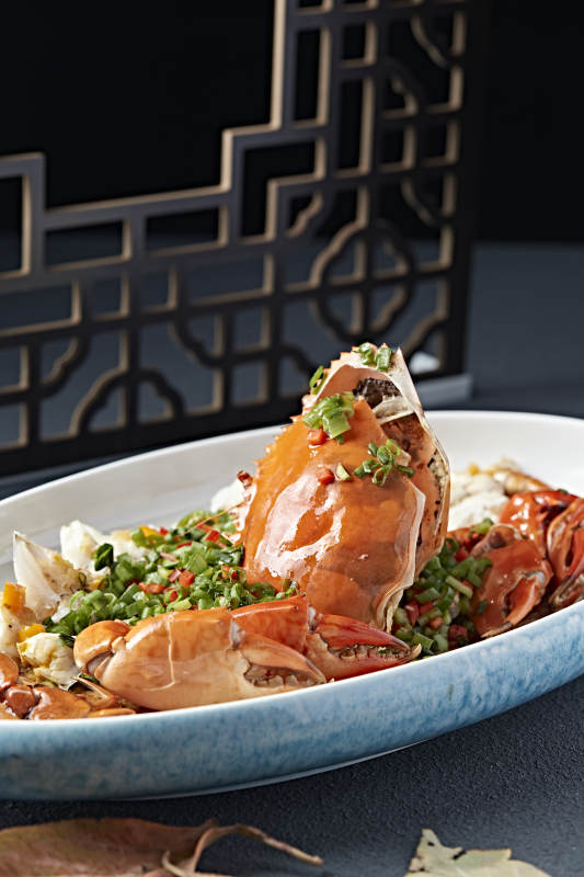 韭香豉油蒸膏蟹图片