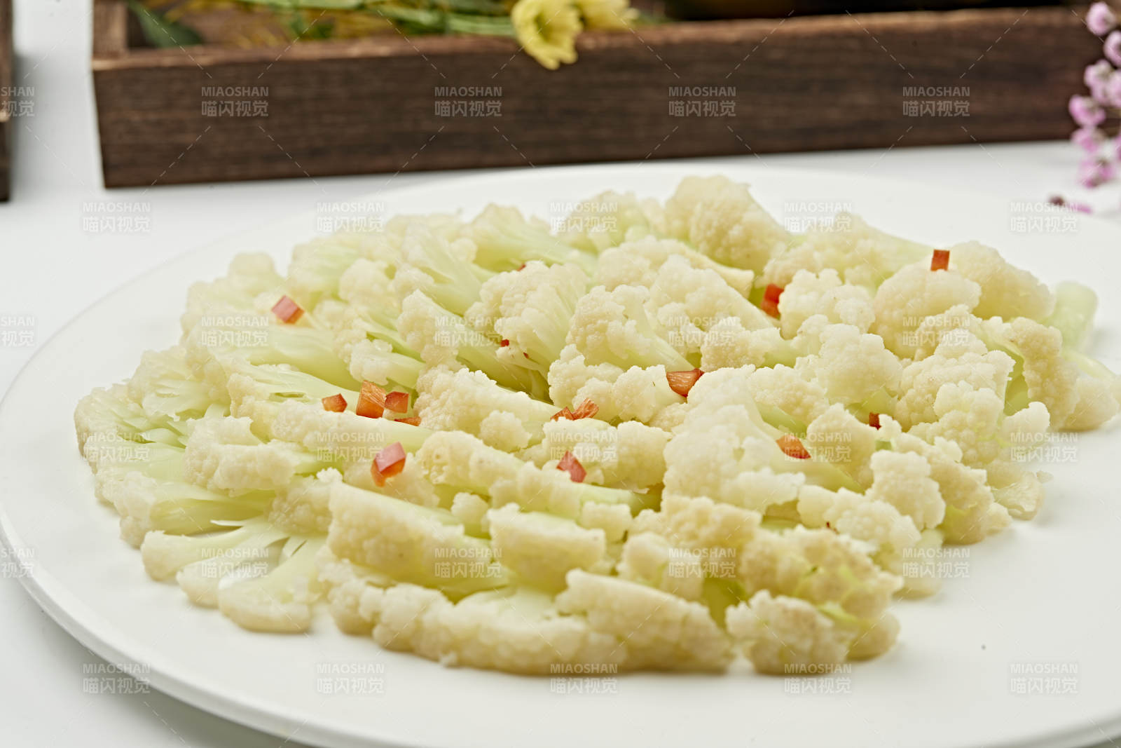 浇汁香蒸花椰菜（蒸菜花）图片