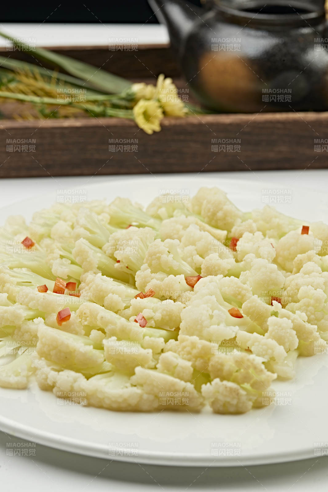 浇汁香蒸花椰菜（蒸菜花）图片