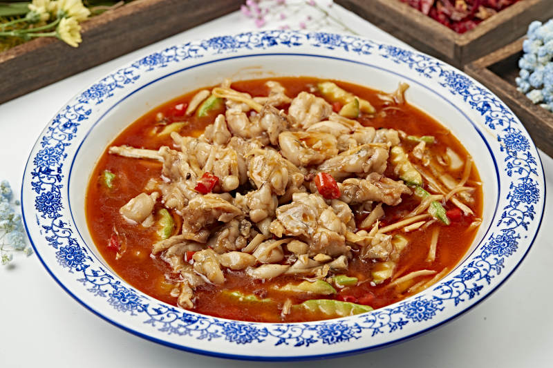湘味泡椒酸辣牛蛙（香水蛙）图片
