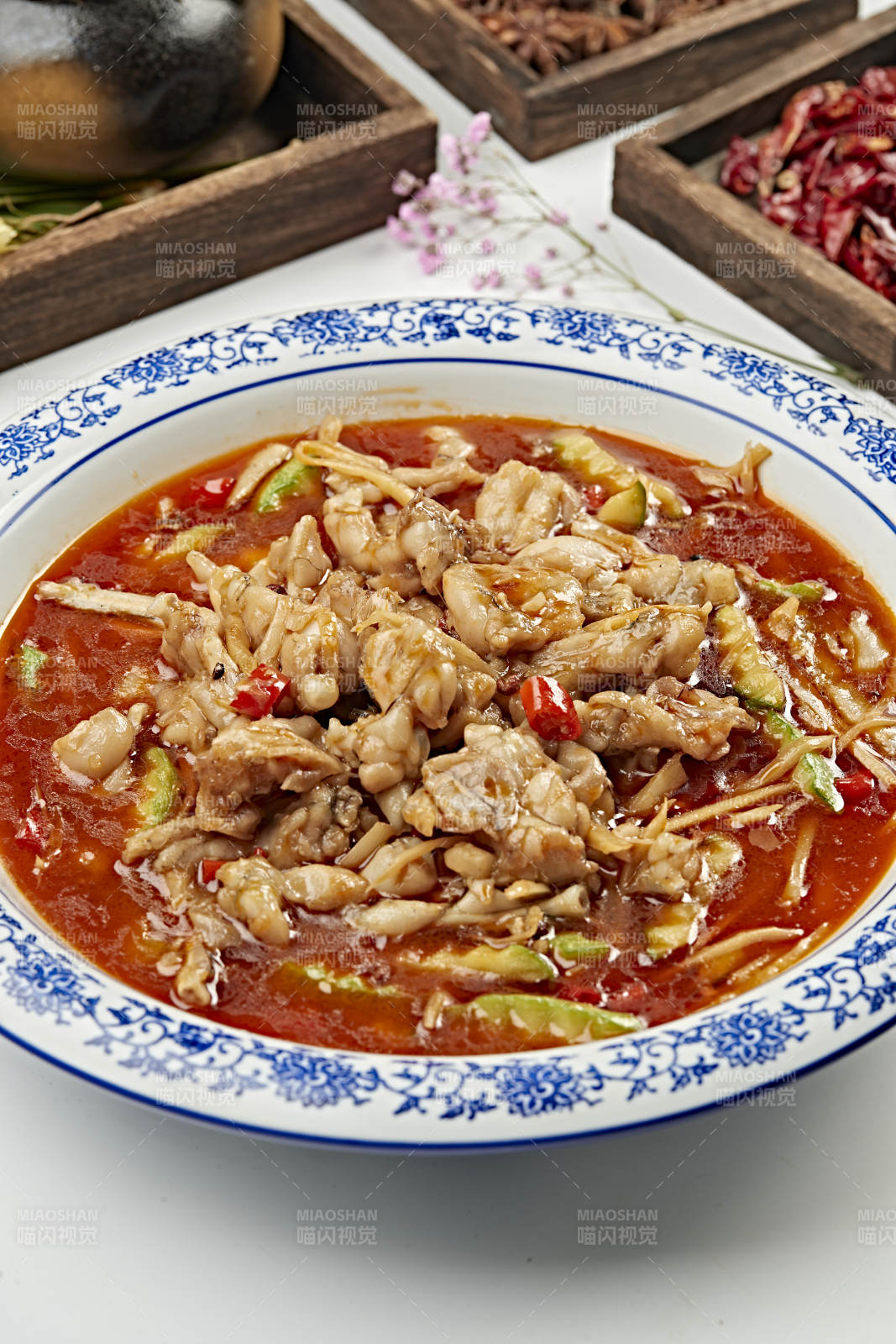 湘味泡椒酸辣牛蛙（香水蛙）图片