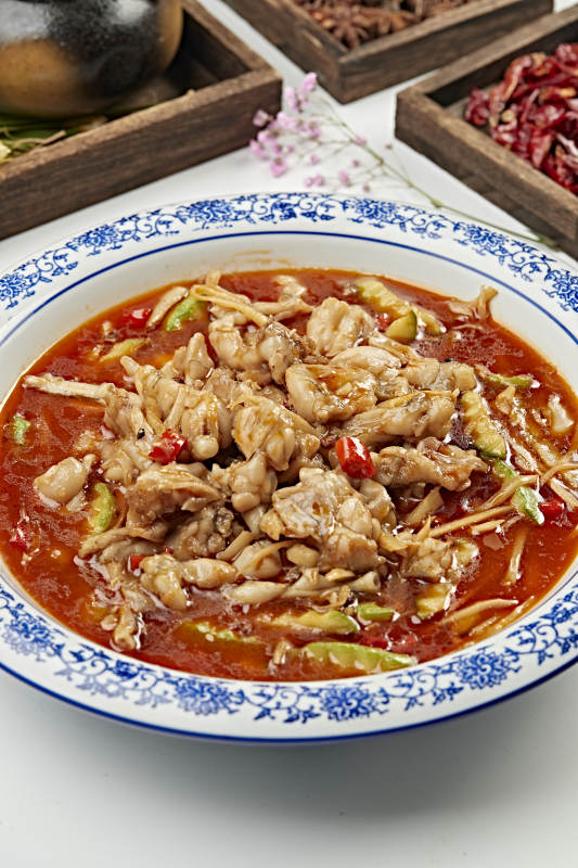 湘味泡椒酸辣牛蛙（香水蛙）图片