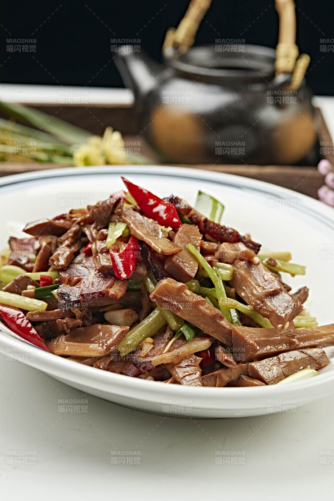 湘味冬笋炒湖南腊肉图片