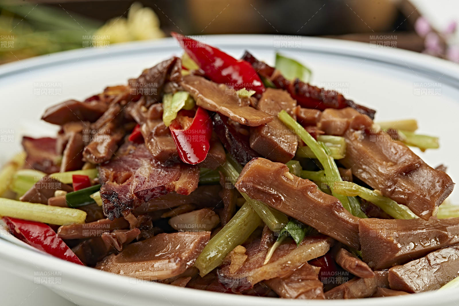 湘味冬笋炒湖南腊肉图片