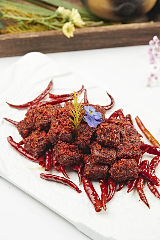 川湘辣味猪腹肉（辣猪肉）图片