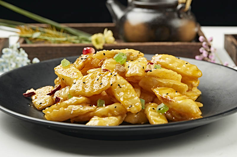 坚果干果拔丝铁棍山药图片