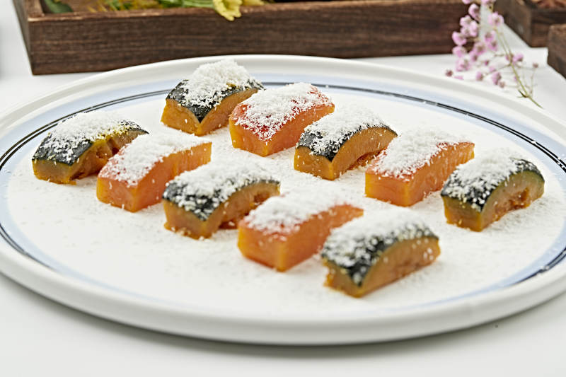 撒粉椰蓉蒸金瓜（蒸南瓜）图片