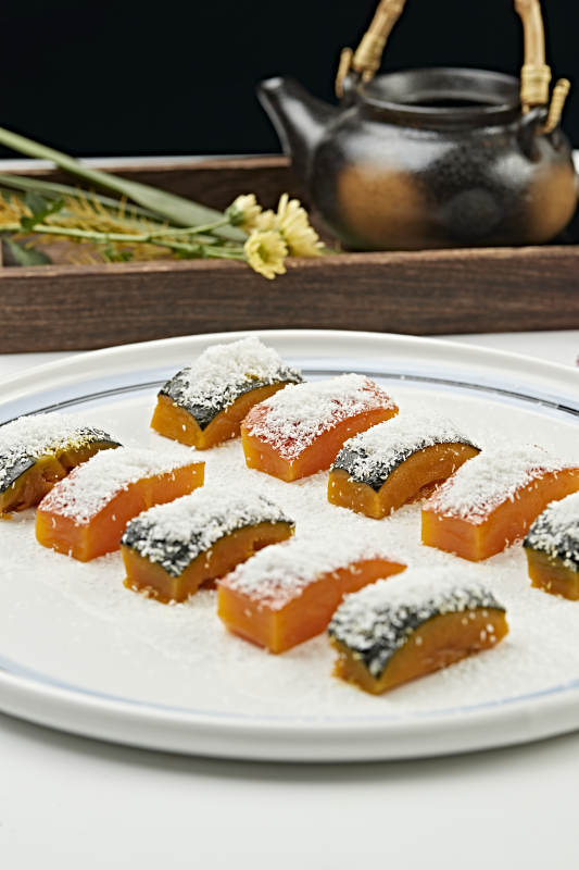 撒粉椰蓉蒸金瓜（蒸南瓜）图片