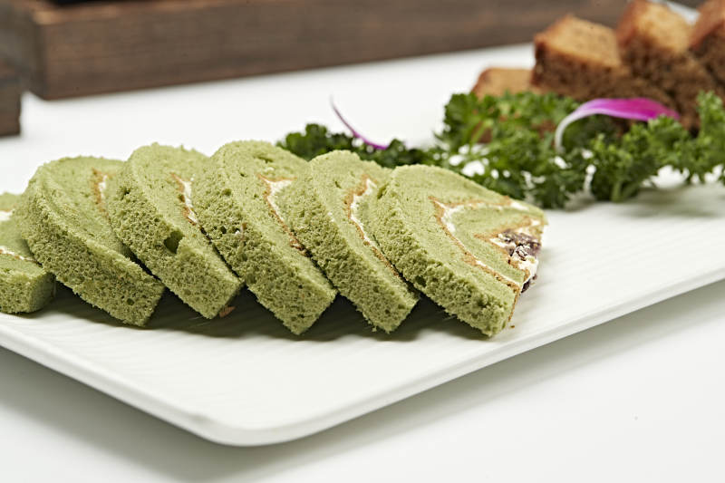 抹茶红豆蛋糕片红枣蛋糕切片拼图片