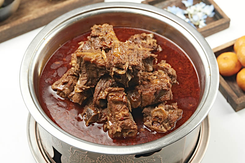 红焖羊脊骨羊蝎子图片