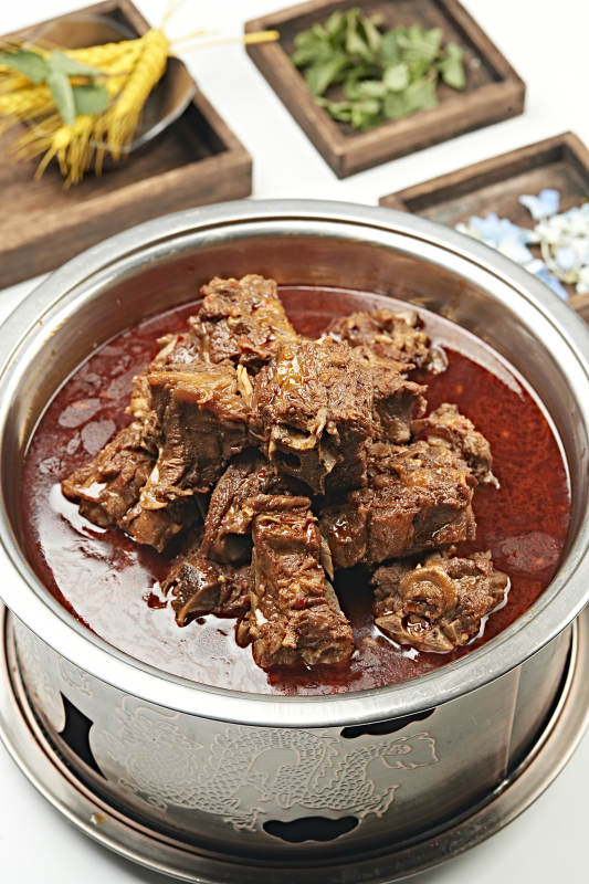 红焖羊脊骨羊蝎子图片