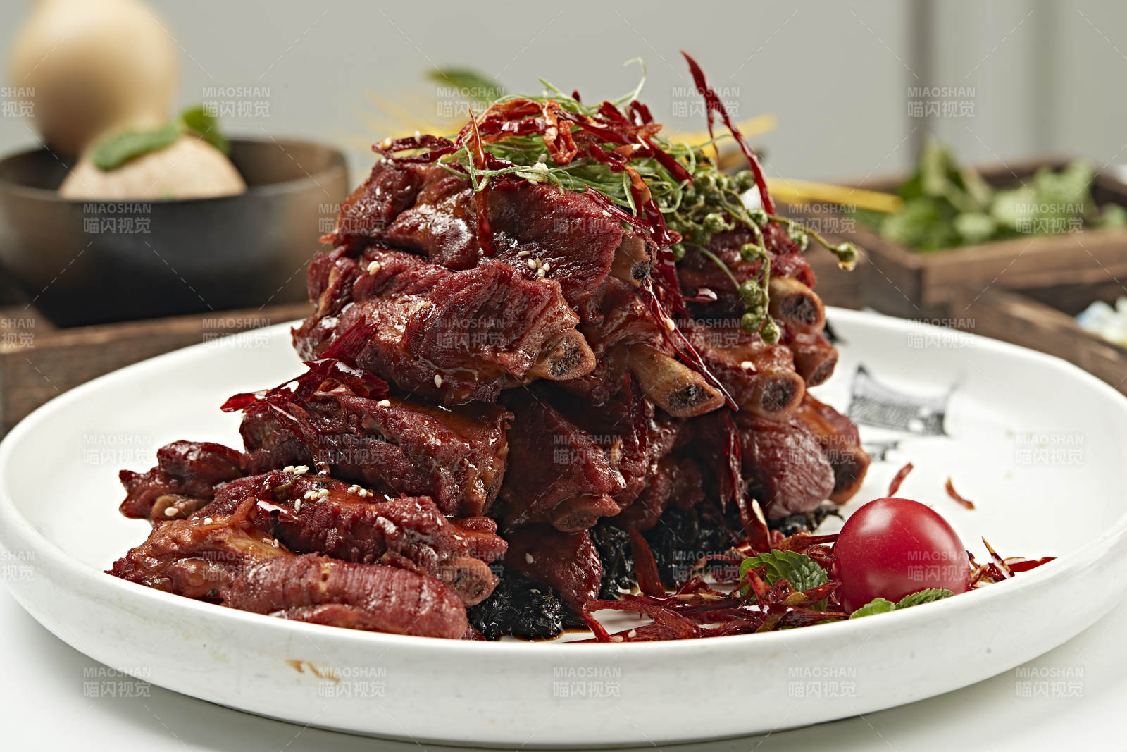 红烧猪肋排酱香猪肋排图片