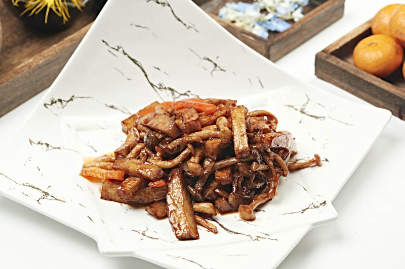 酱爆杏鲍菇海鲜菇彩椒图片