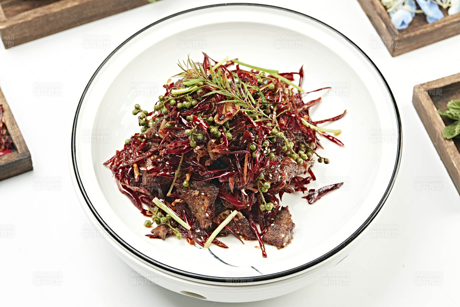 椒麻湘味火爆猪肝图片