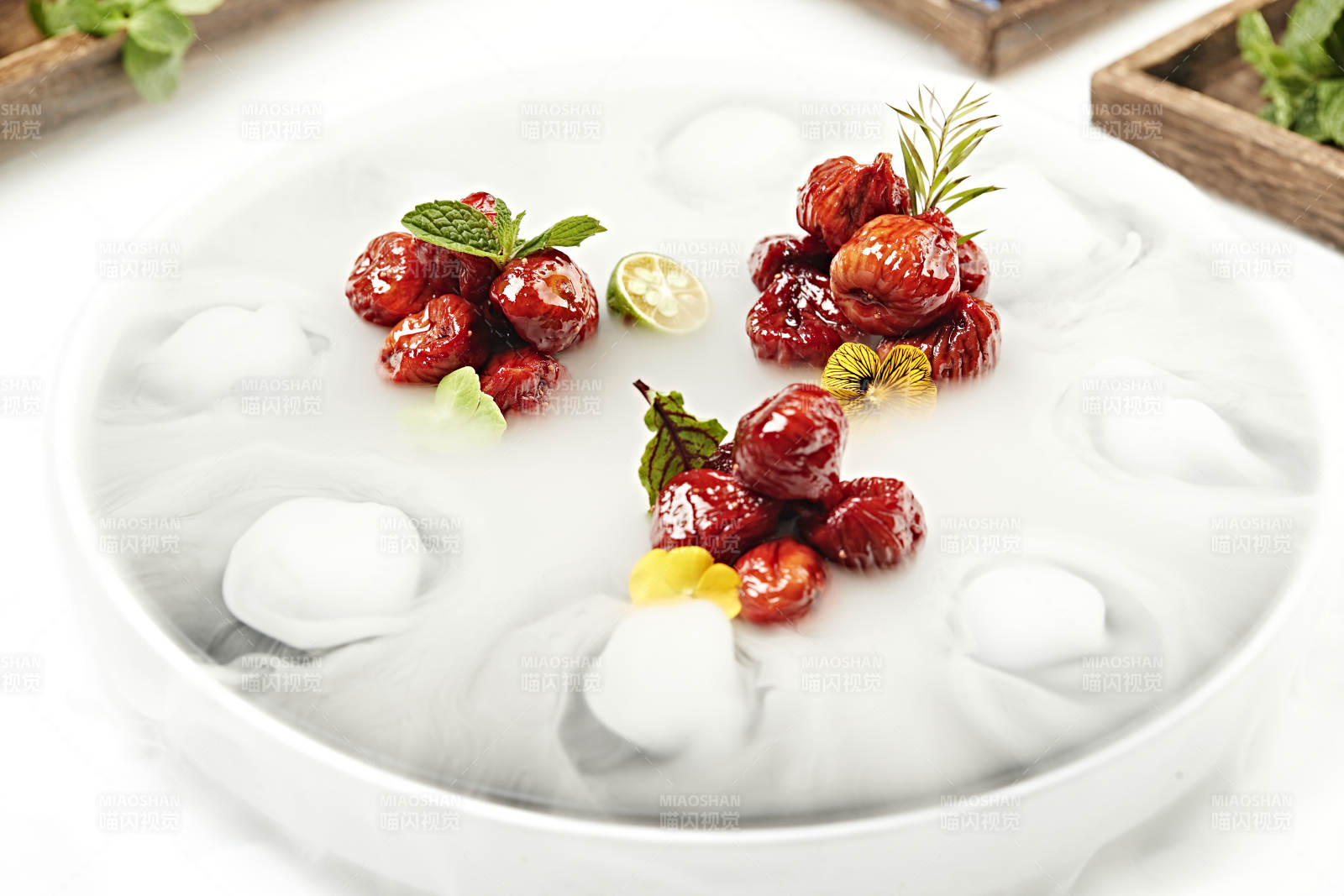 蜜香酿皮红酒无花果图片