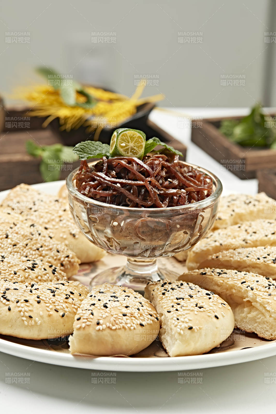 传统面食武大郎烧饼图片