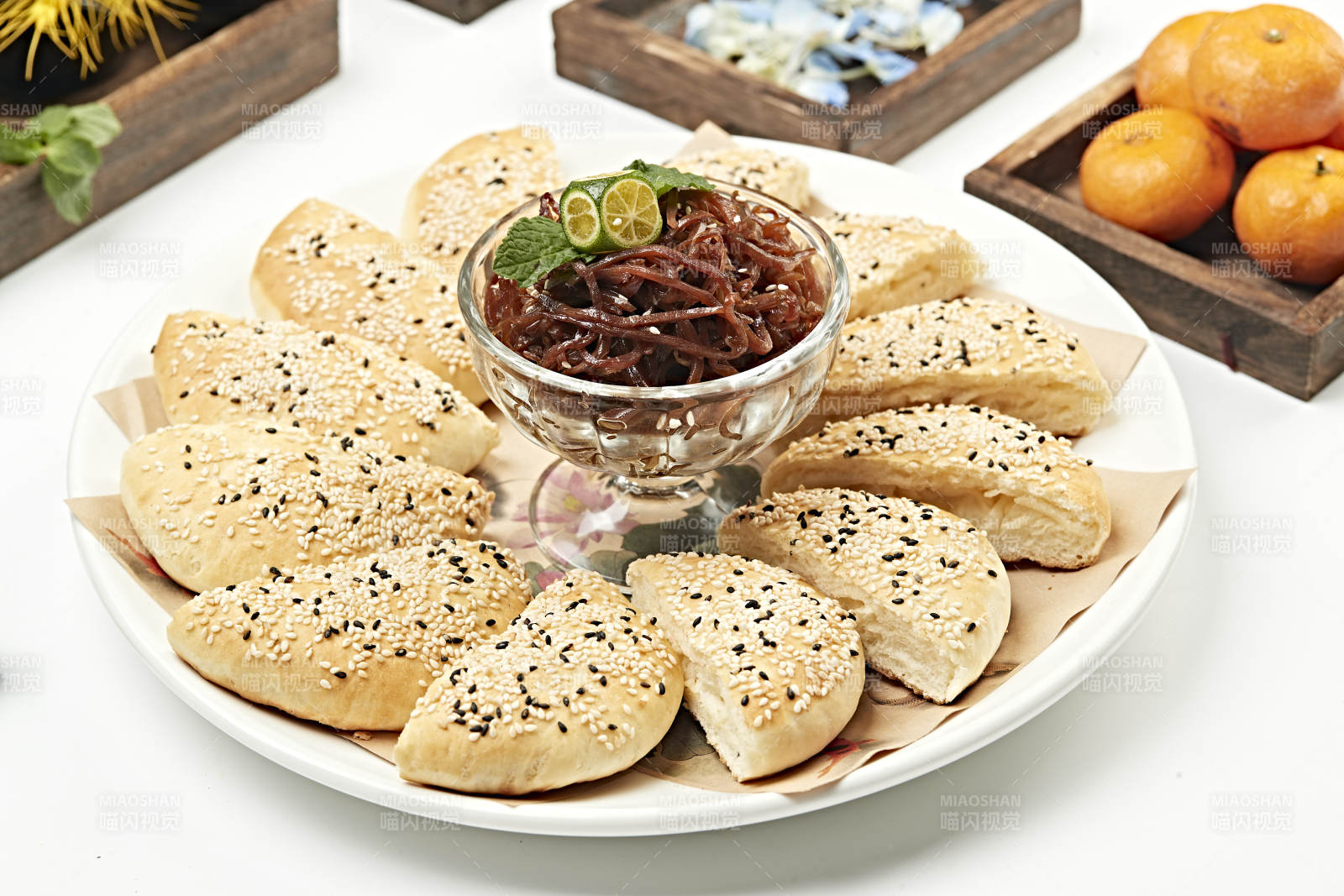 传统面食武大郎烧饼图片