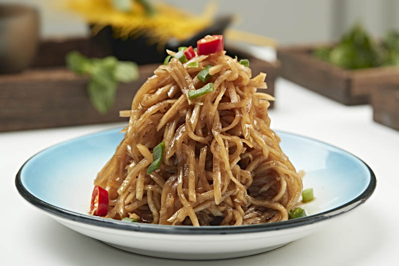 醋腌酸辣咸菜丝芥菜丝图片