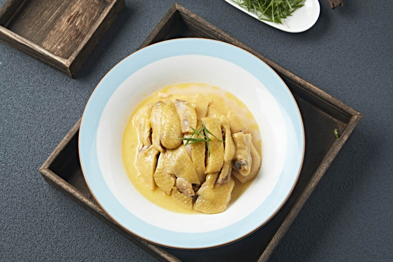 美味凉菜奶油咖喱白切鸡图片