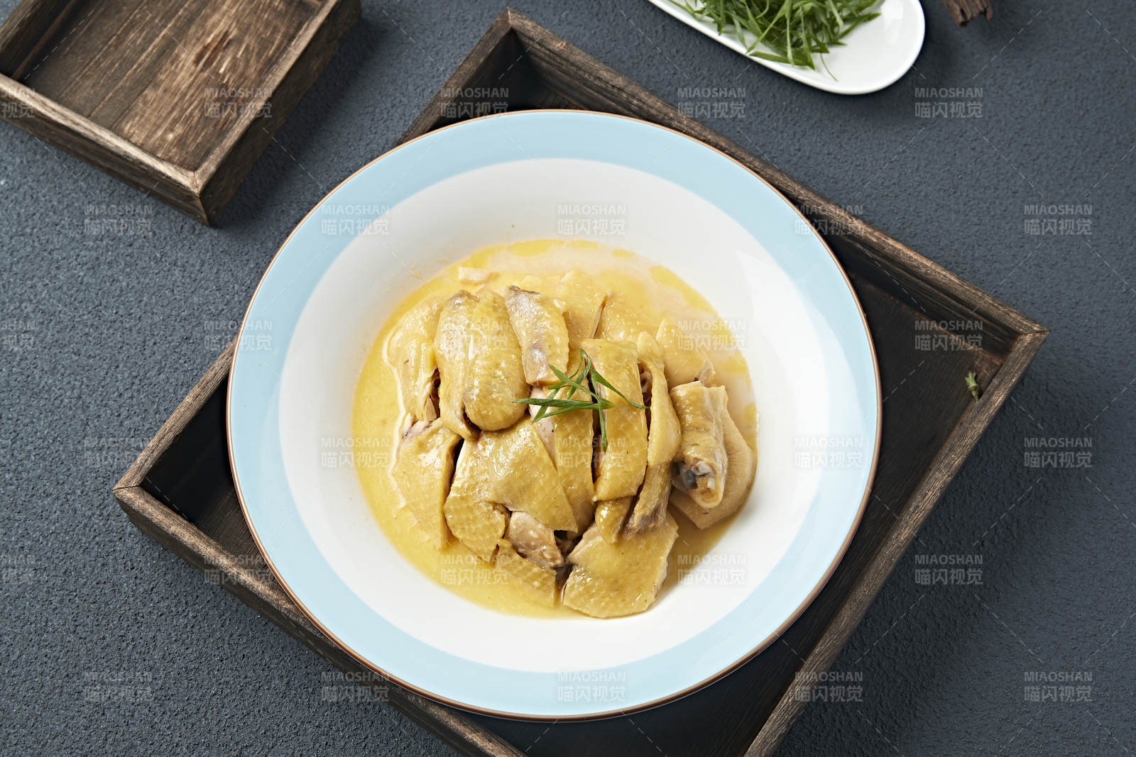 美味凉菜奶油咖喱白切鸡图片