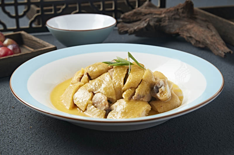 美味凉菜奶油咖喱白切鸡图片