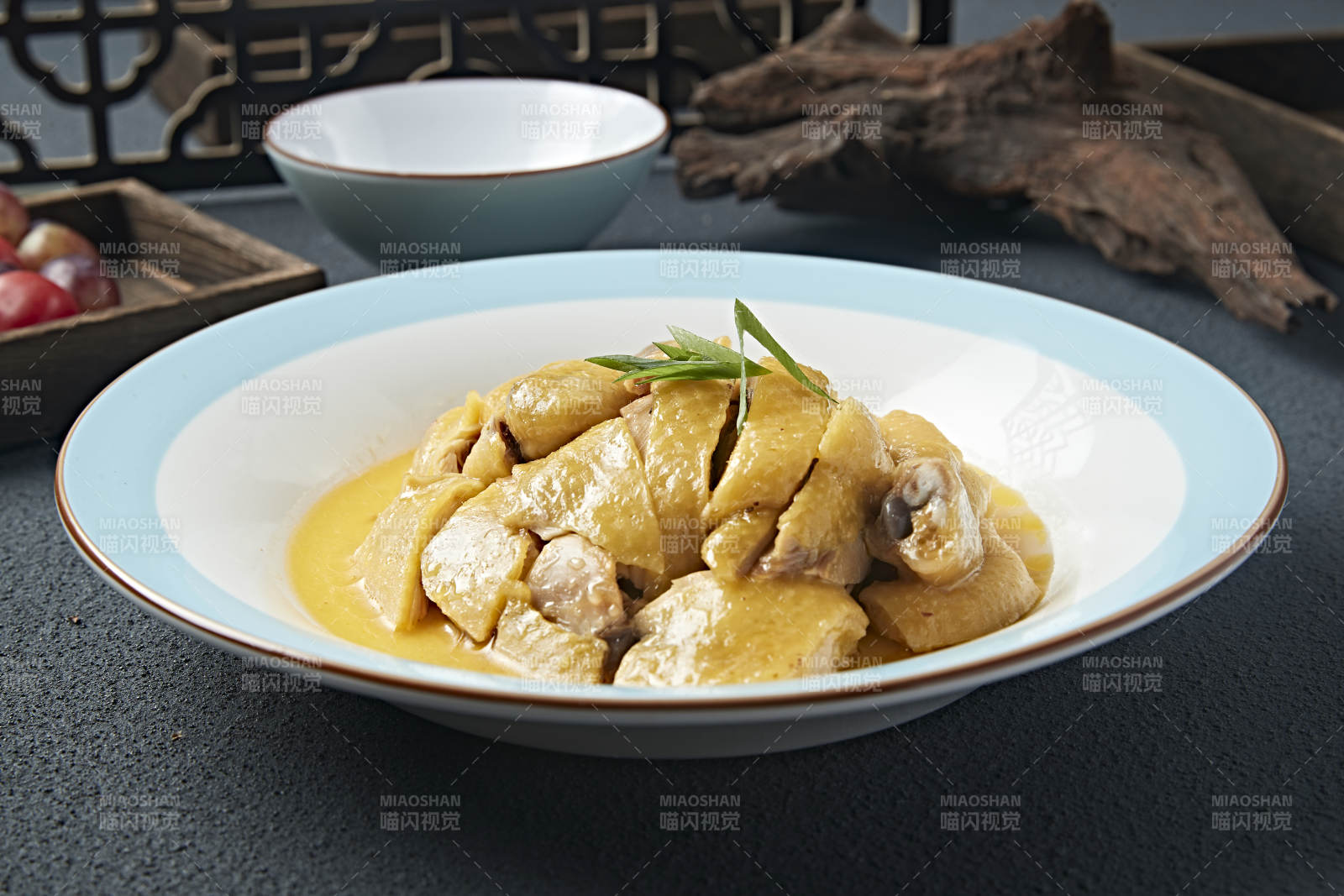 美味凉菜奶油咖喱白切鸡图片