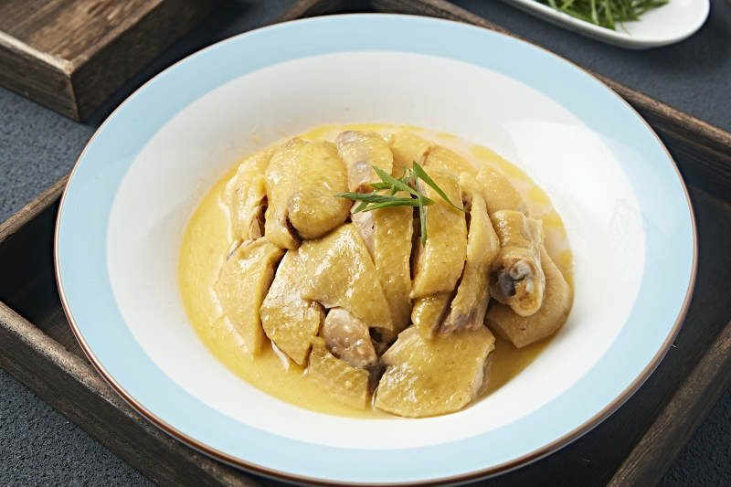 美味凉菜奶油咖喱白切鸡图片
