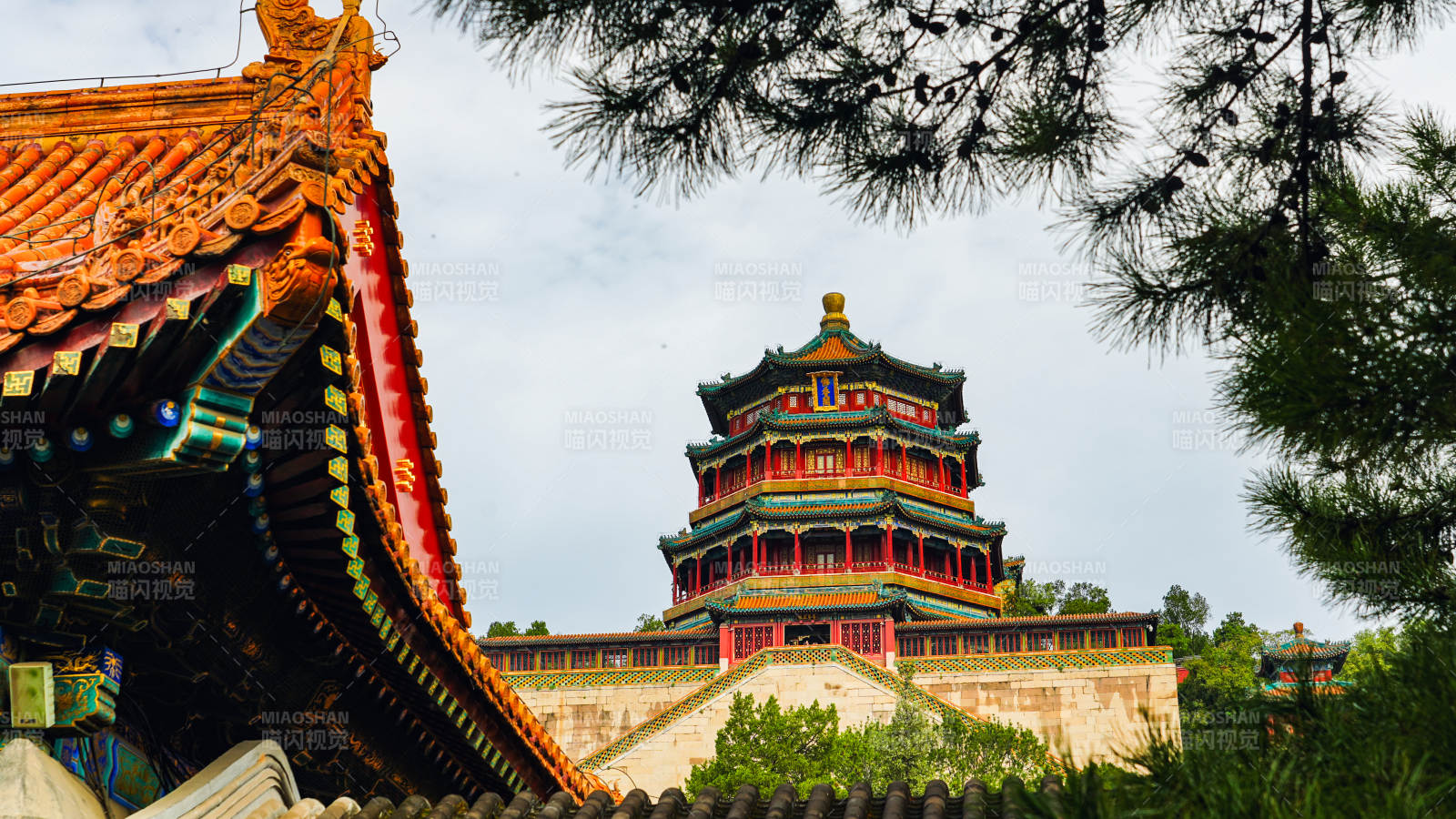 北京颐和园风光图片