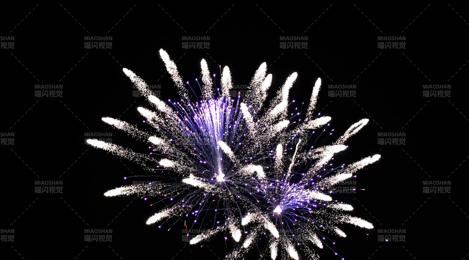 璀璨烟花绽放夜空图片