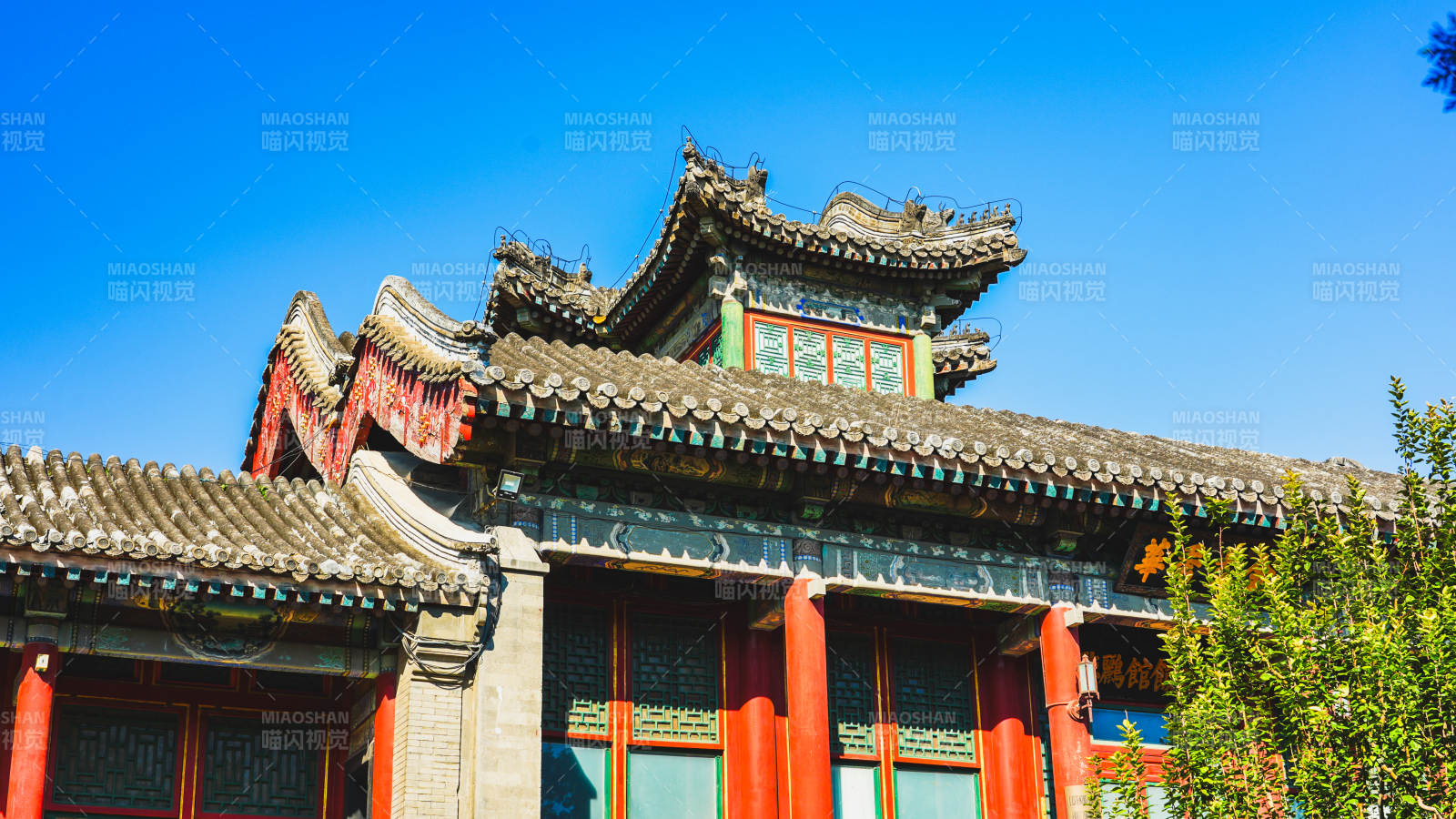 颐和园古建筑风光图片