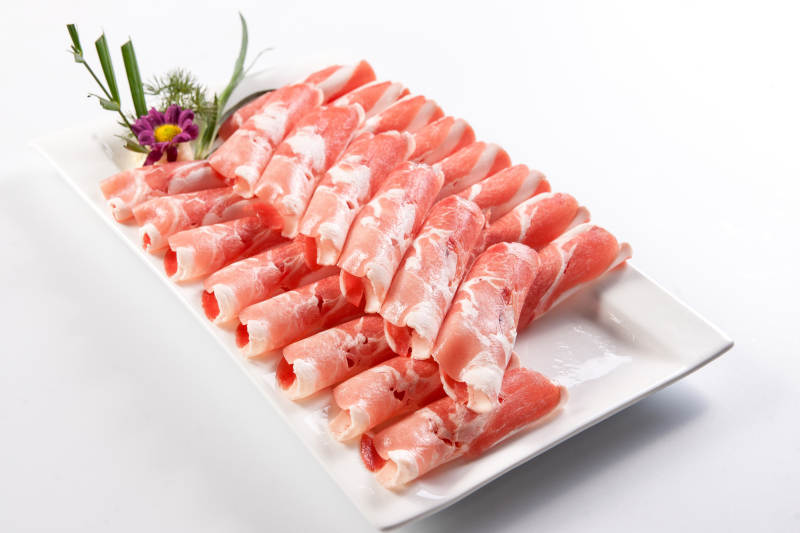 火锅食材草原羔羊肉图片