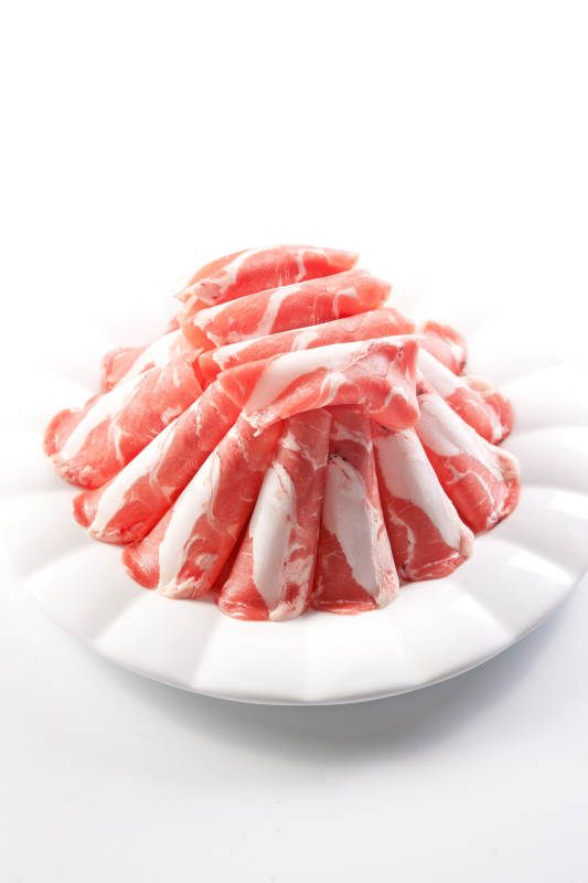 火锅食材草原羔羊肉图片
