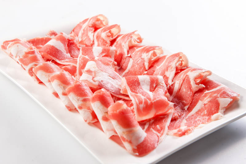 火锅食材草原羔羊肉图片