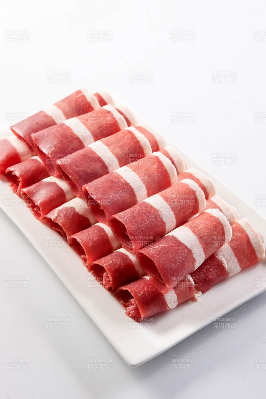 草原肥羊肥牛肉卷图片