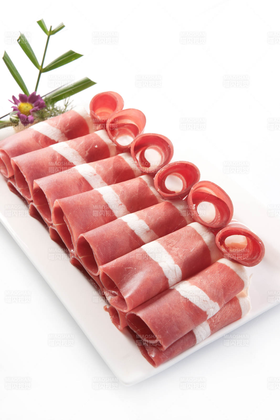 草原肥羊肥牛肉卷图片