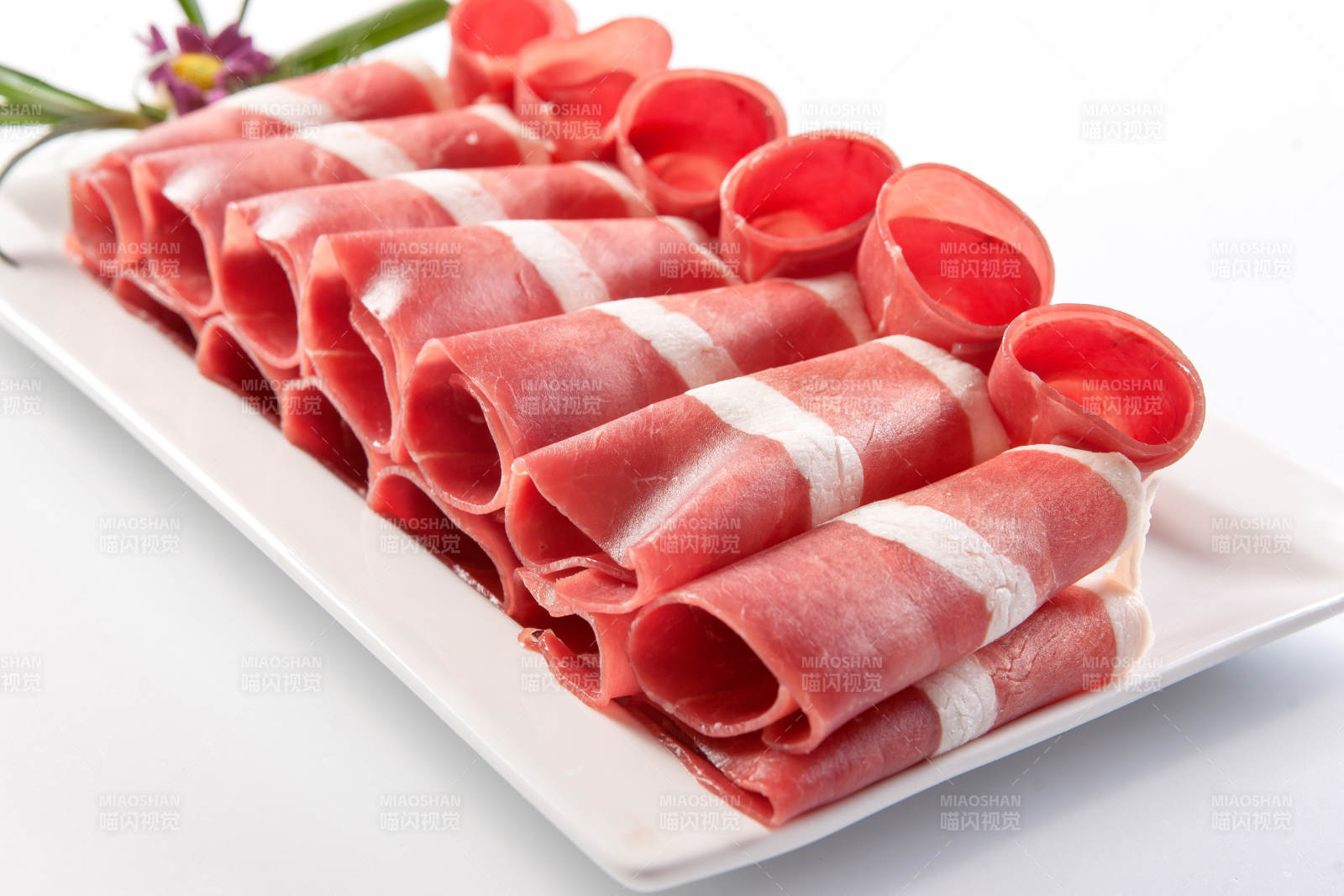 草原肥羊肥牛肉卷图片