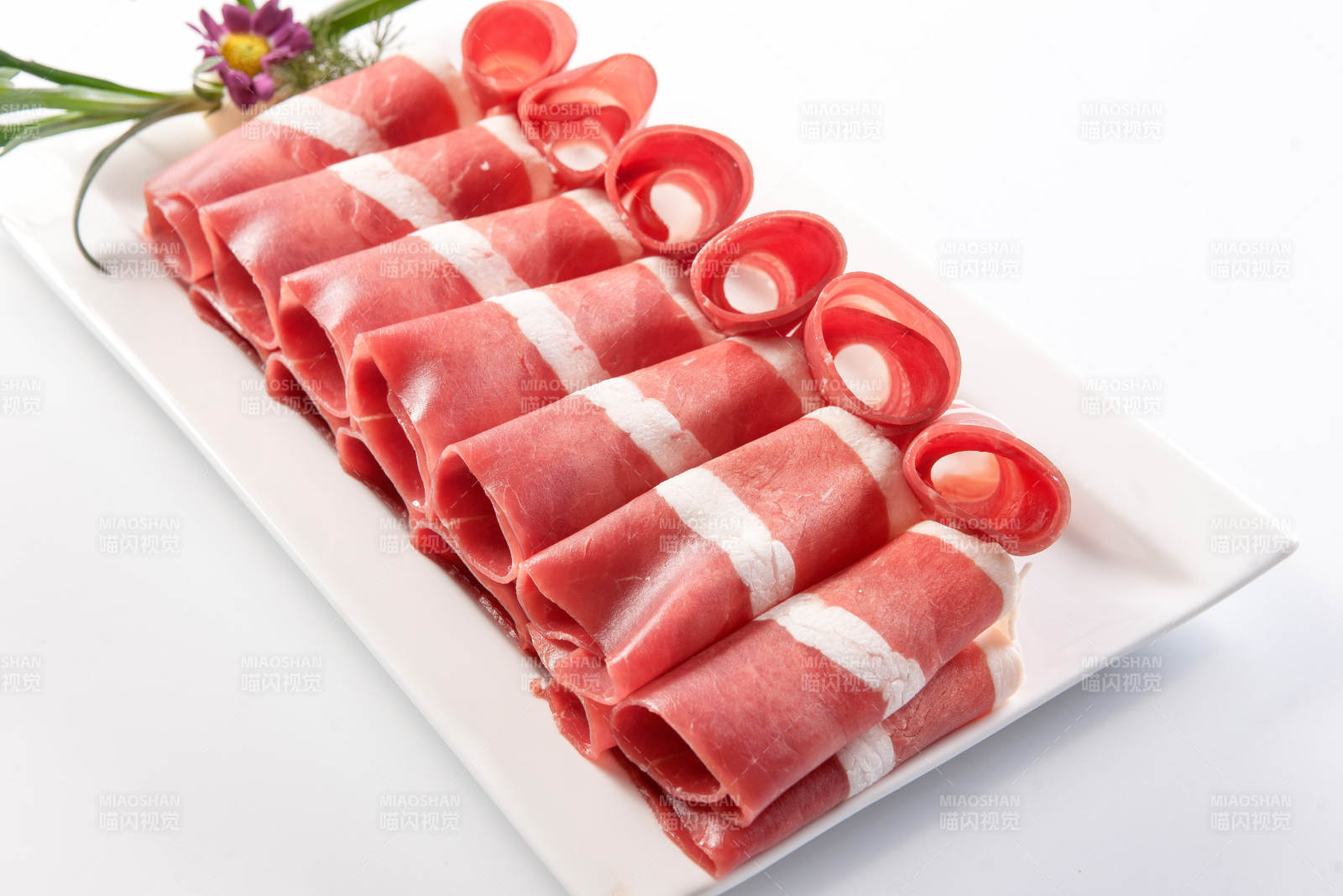 草原肥羊肥牛肉卷图片