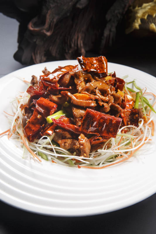 香辣拌鸡胗图片