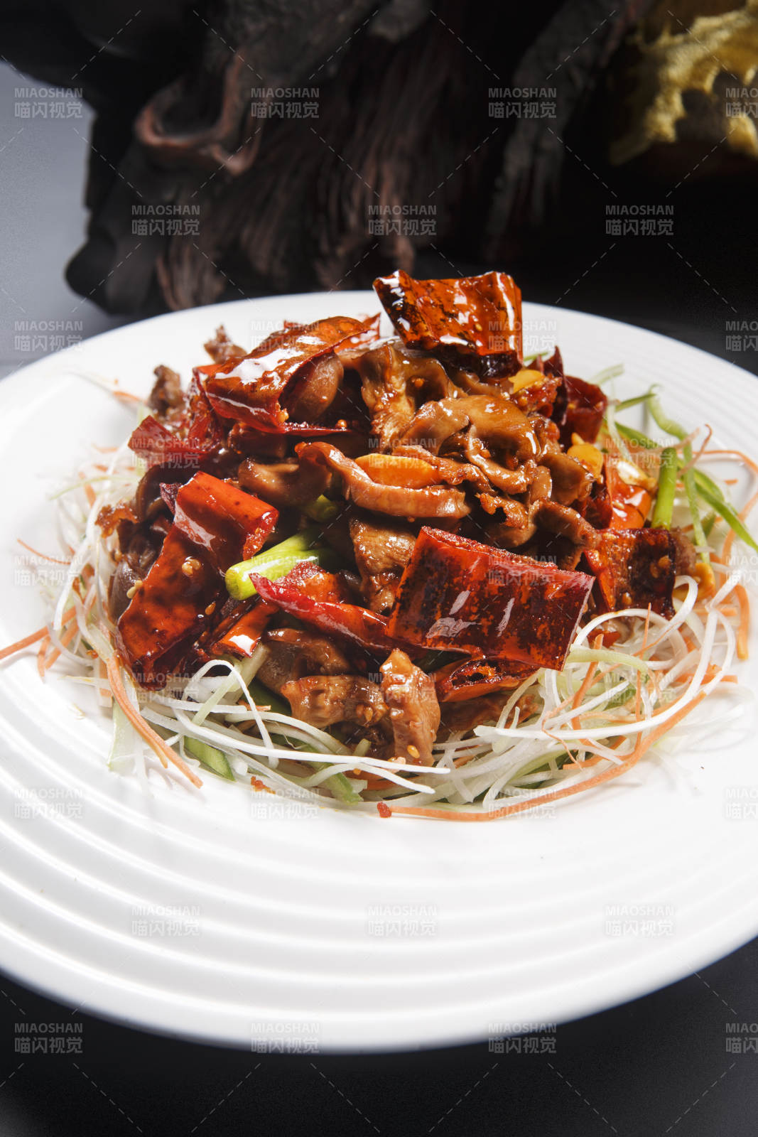 香辣拌鸡胗图片