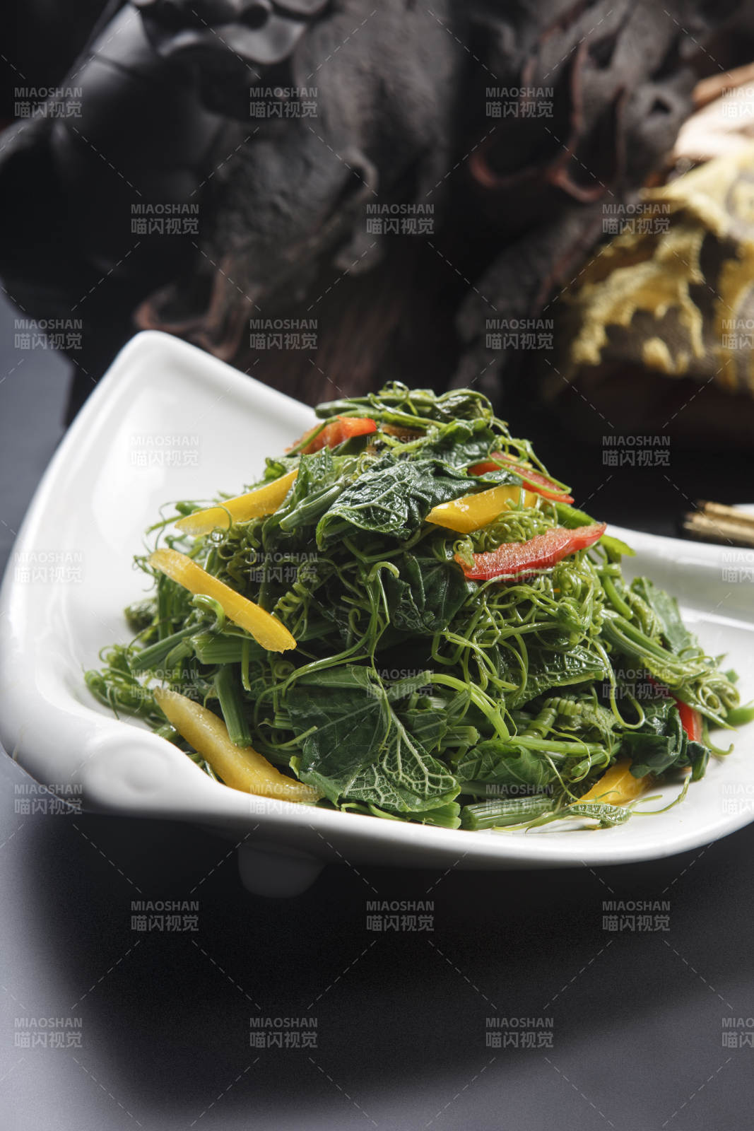 凉拌龙须菜图片