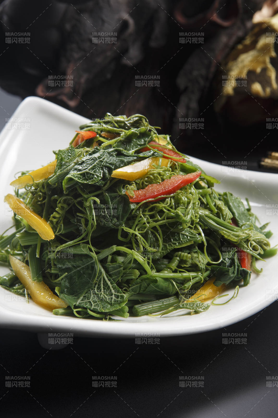 凉拌龙须菜图片