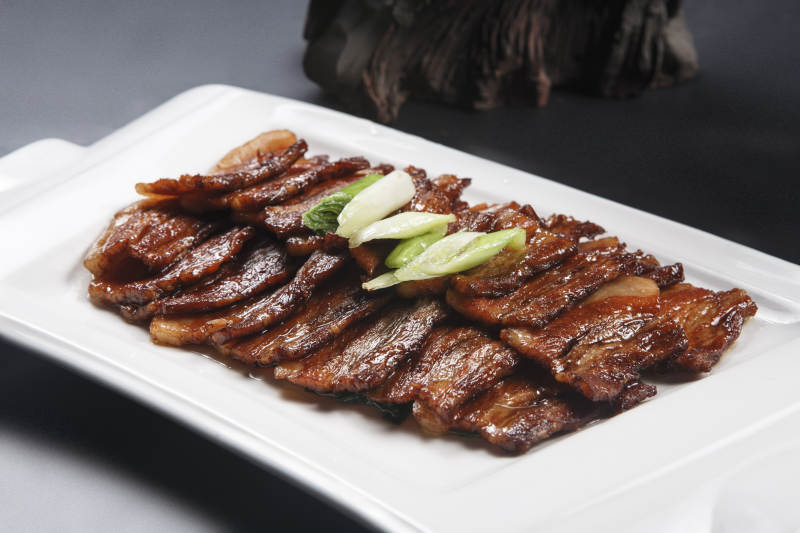 豆油香炸猪五花图片