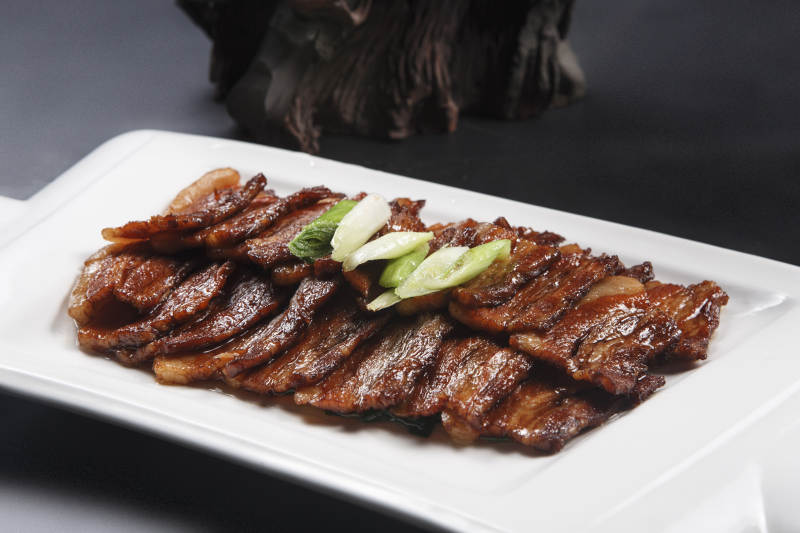 豆油香炸猪五花图片