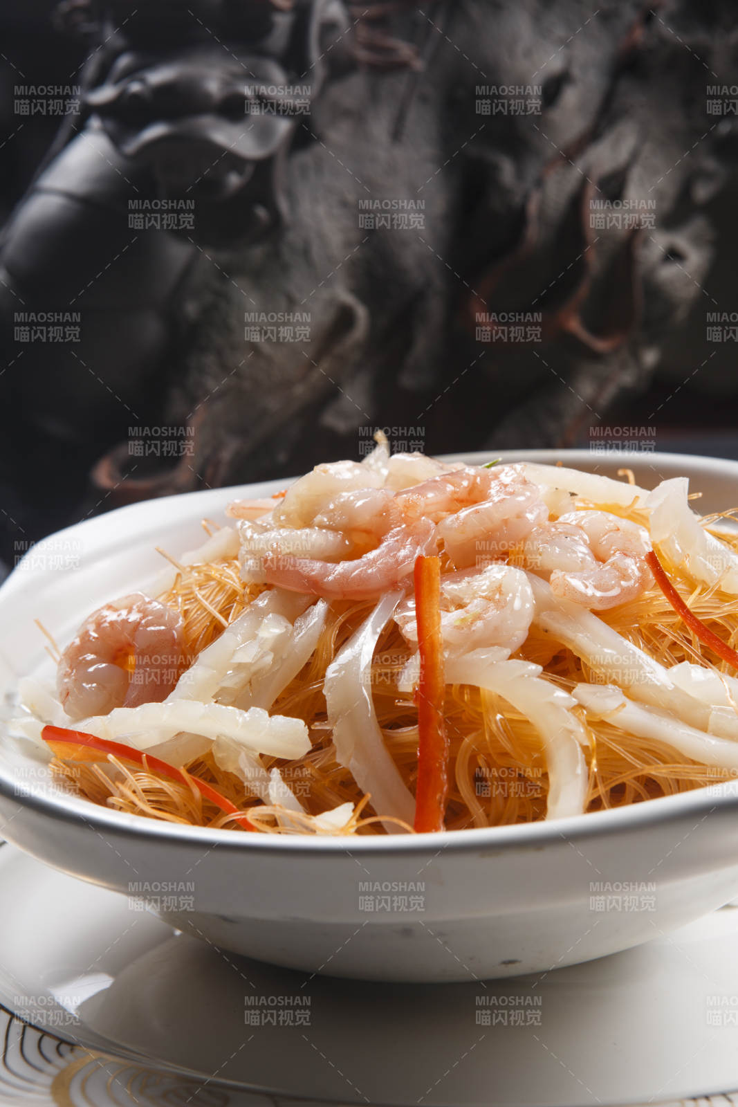 虾翅干捞粉丝图片