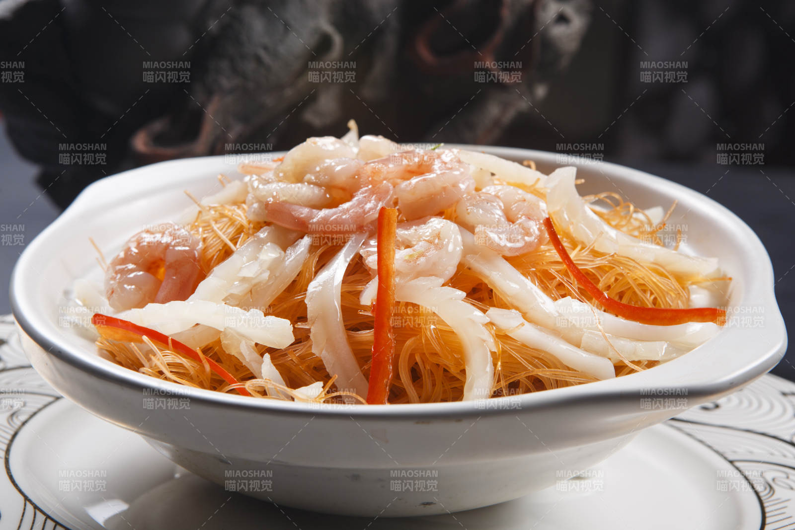 虾翅干捞粉丝图片