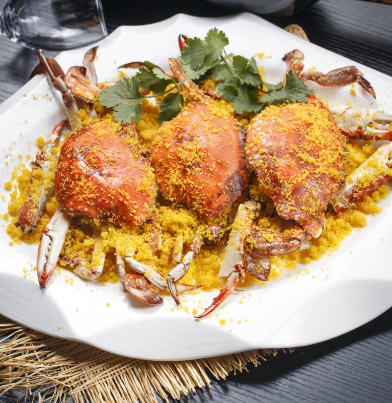 避风塘炒蟹图片