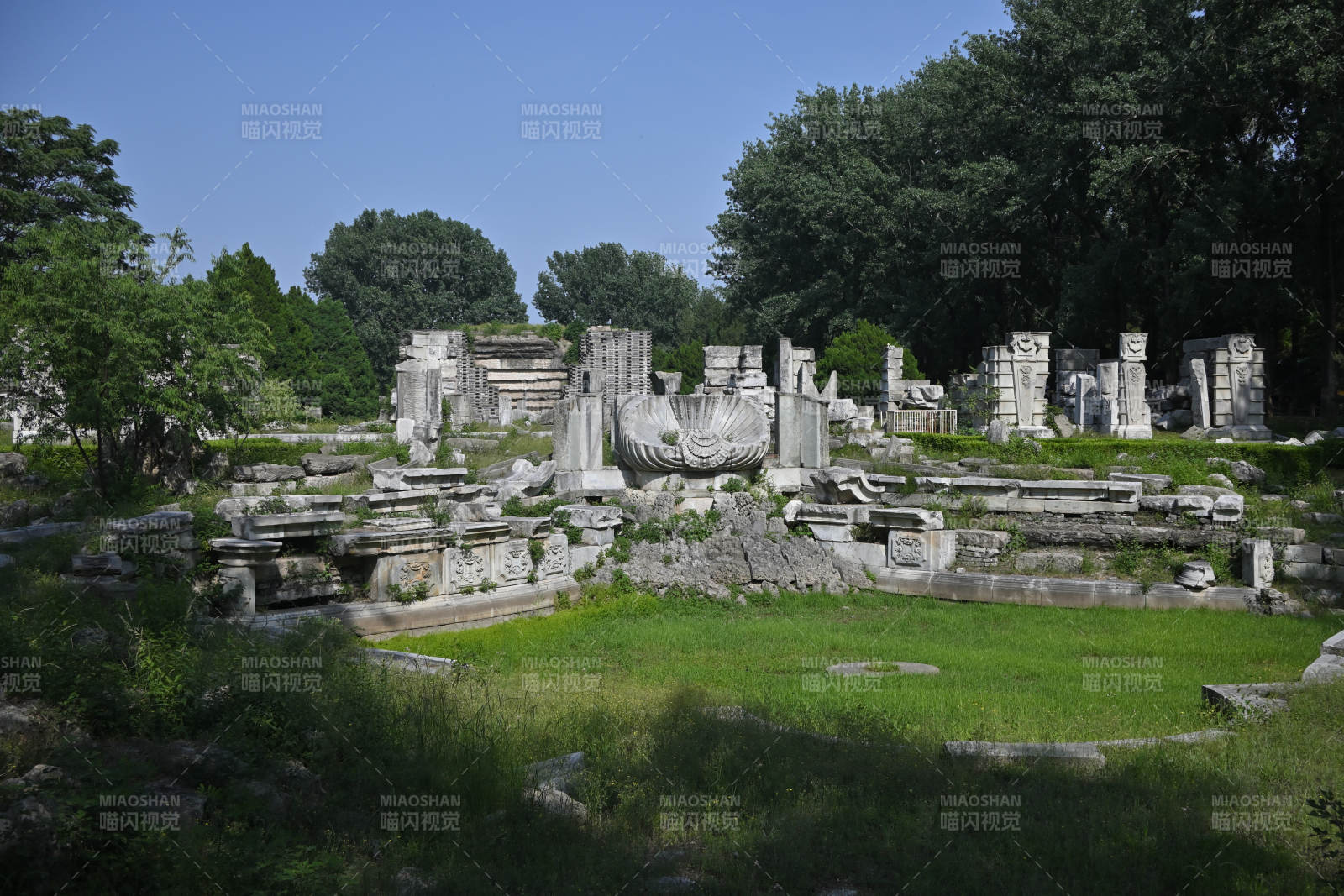 北京圆明园遗址公园图片