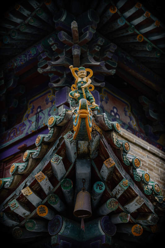 古建筑屋脊神兽图片